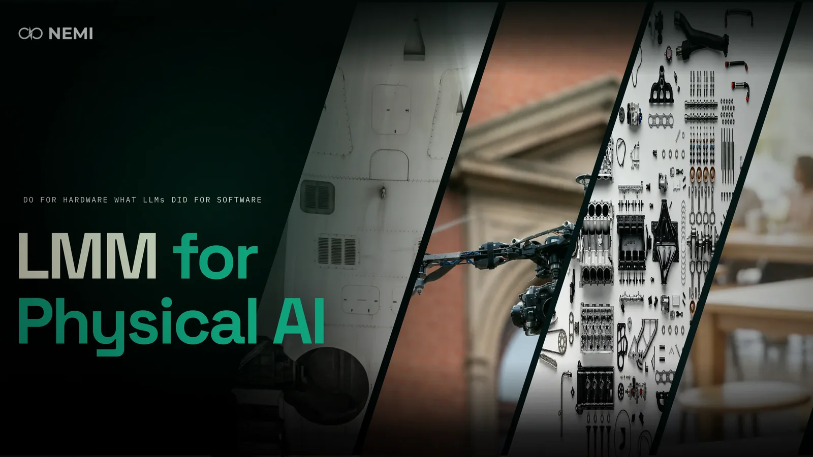 Cover of the Nemi investor presentation: LMM for Physical AI